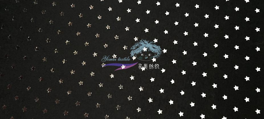 玩具面料,密絲絨燙五角星 玩具面料,密絲絨燙五角星2